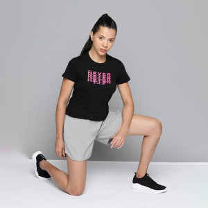 Typography Printed Gym T-shirt